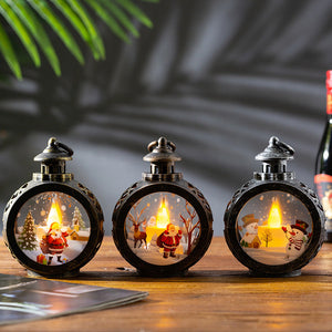 Runde LED Kerze Weihnachtsdekoration Licht
