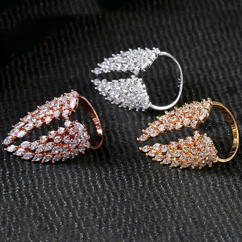 Elegante Engelsflügel Ringe für Damen