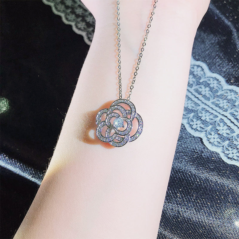 Rosen Halsketten Armband Set