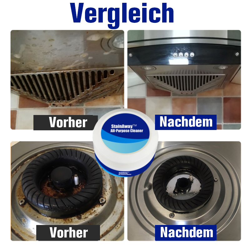 Fleckenentferner – ENTFERNT ALLE ARTEN VON SCHMUTZ