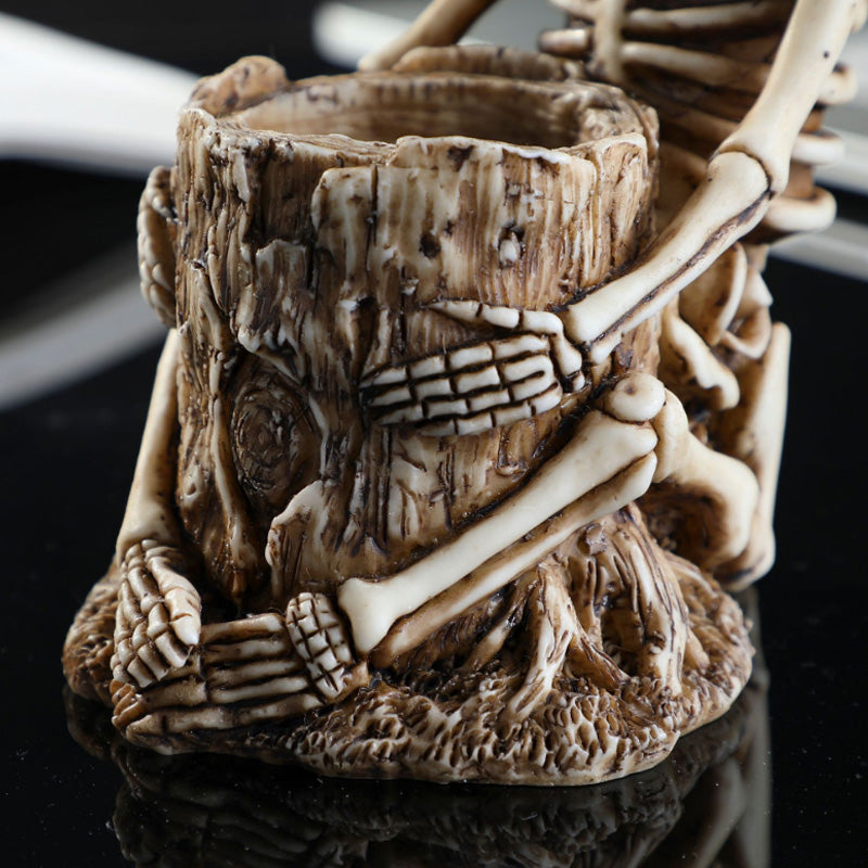Halloween Kreativer Totenkopf Stifthalter