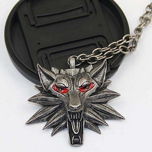 Personalisierte Wolf Halskette