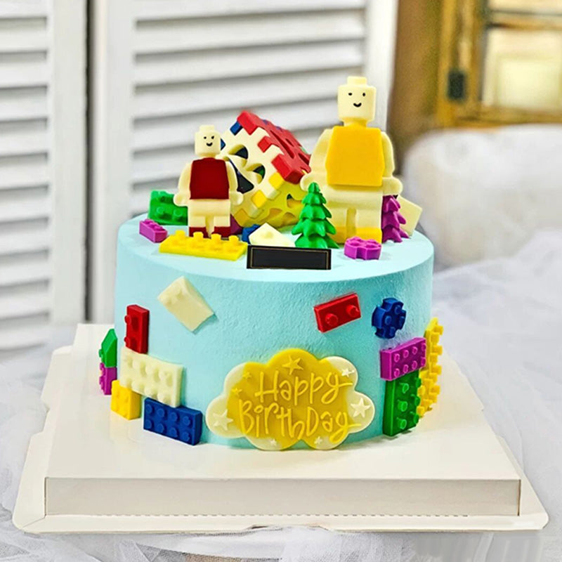 Fondant DIY Lebensmittel Silikon Baustein Form