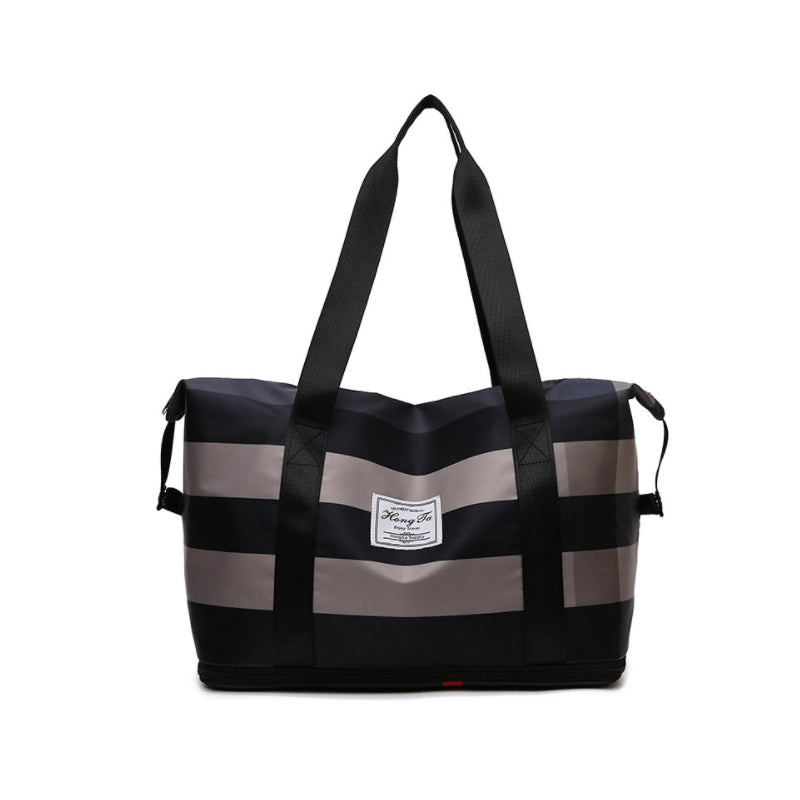 Modische karierte Reisetasche