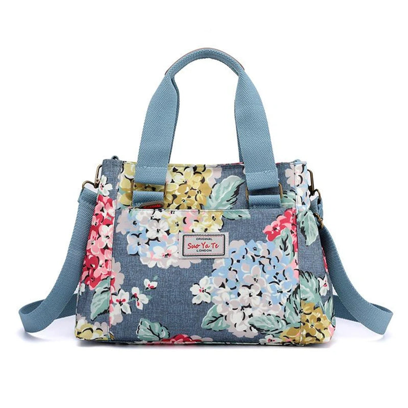Schultertasche aus Nylon mit großem Fassungsvermögen