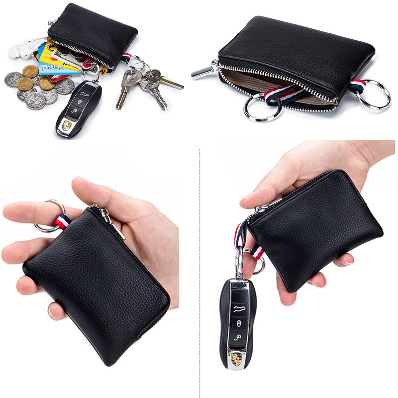 Mini Ultradünne Leder Geldbörse