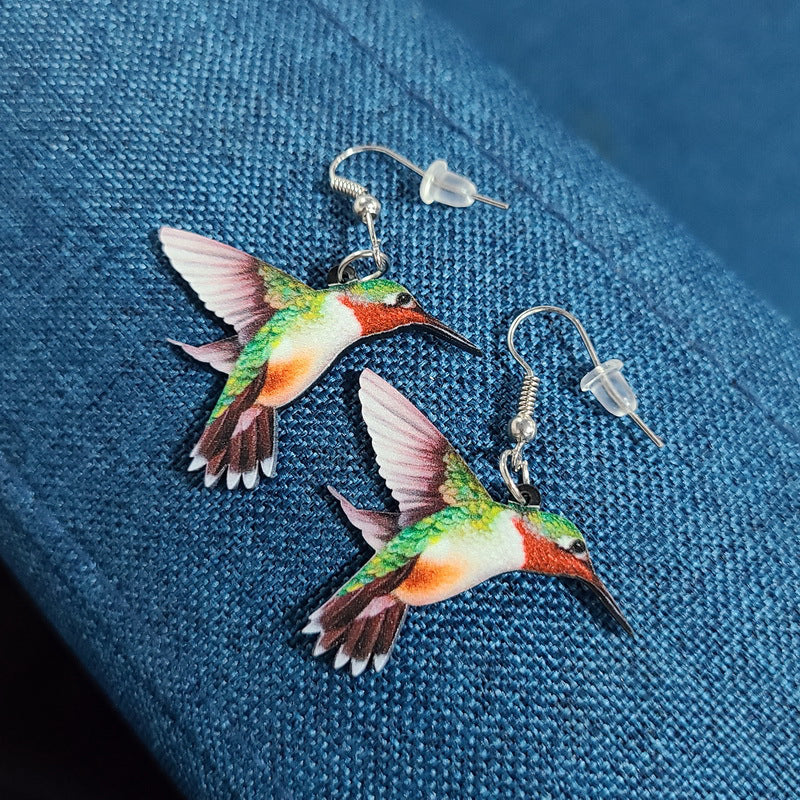 Damen Kolibri Ohrringe