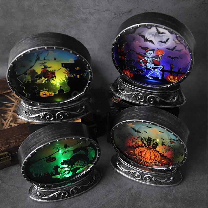 Halloween Thema Acryl Retro Farbverlaufslampe