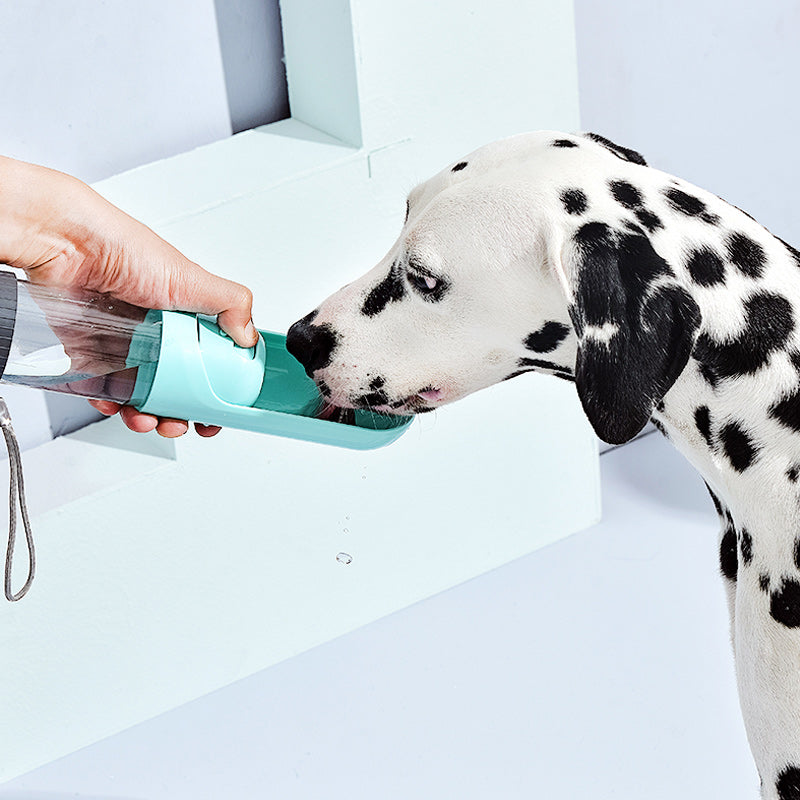Wasserflasche für Haustiere im Freien