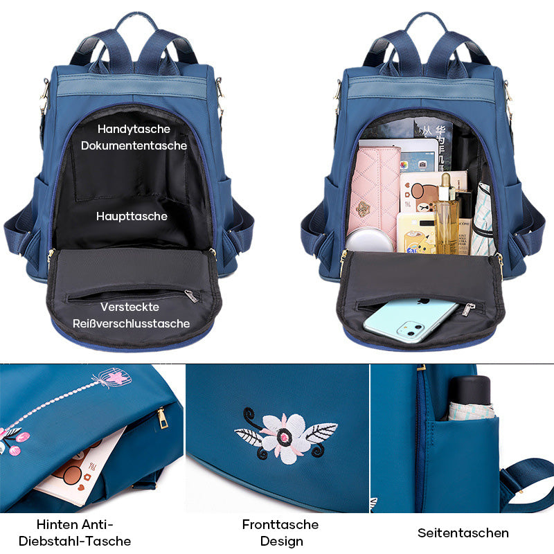 Wasserdichter bestickter Rucksack