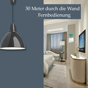 Kabelloser Lichtschalter-Empfänger-Set
