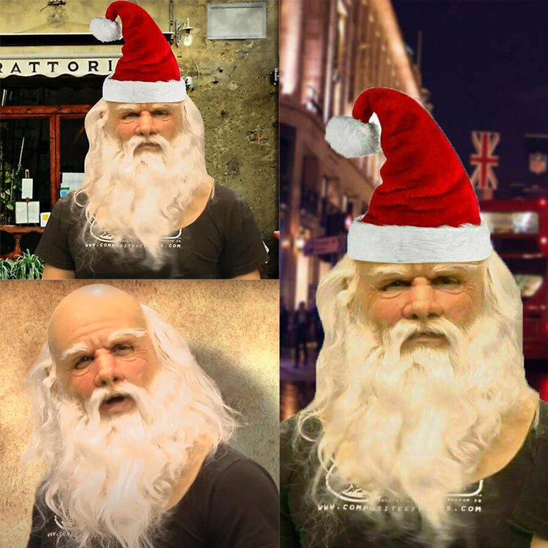 Weihnachten lustige alte Mann Maske