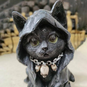 Schwarze Katze Dekoration