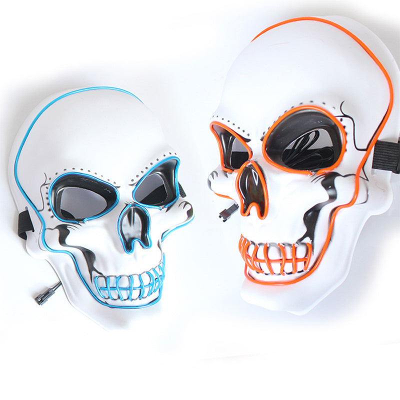 LED leuchtende Totenkopfmaske