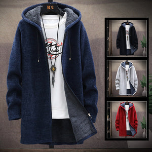 Lässiger Mantel Mit Fleece