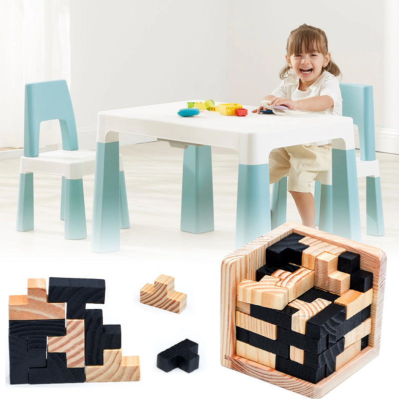 3D Lernspielzeug aus Holz für Kinder und Erwachsene