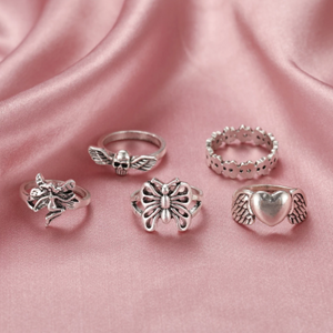 Versilberter Ring Für Damen