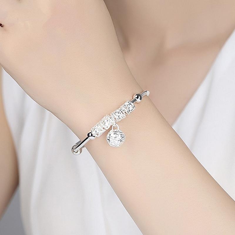 Silbernes Klingel-Armband