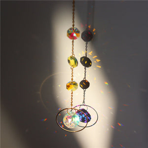 Regenbogen-Sonnenfänger Kristallkugel Windspiel