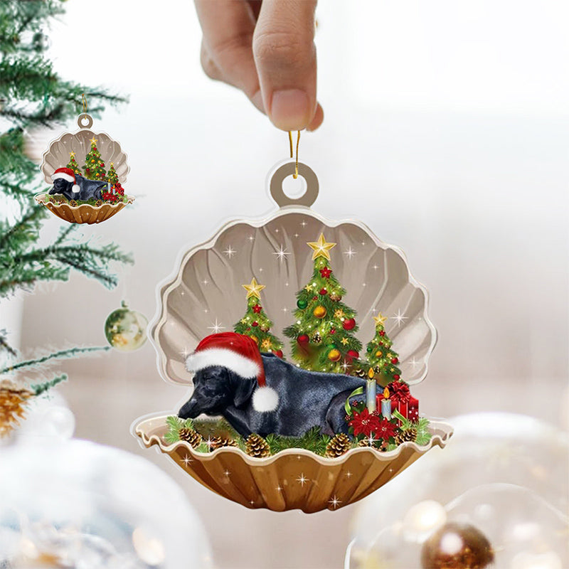 Weihnachtsdekoration Muschelanhänger aus Acryl