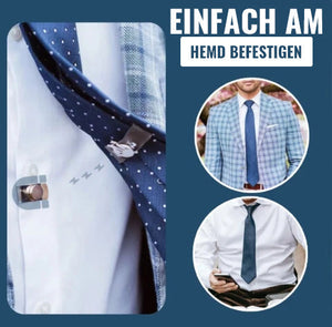 Clips zum Befestigen der Krawatte