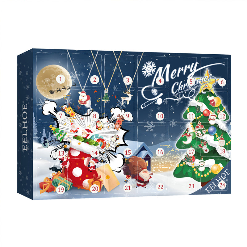 Weihnachten 24 Tage Countdown -- Anhänger Blind Box