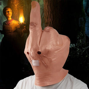 Mittelfinger Halloween Maske