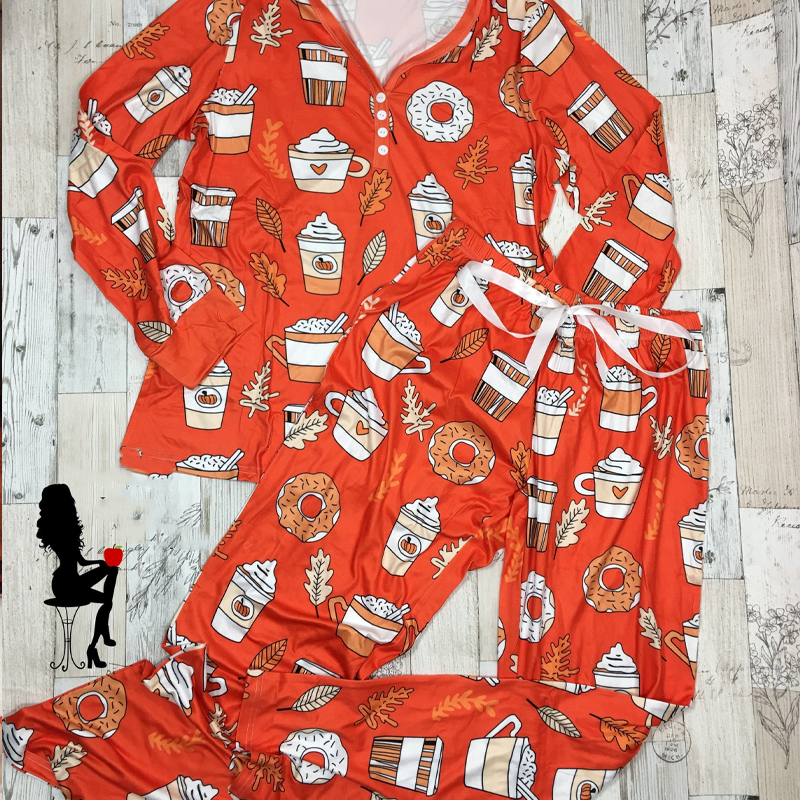 Eiscreme Pyjama Set für Damen