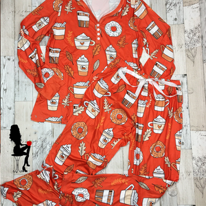 Eiscreme Pyjama Set für Damen