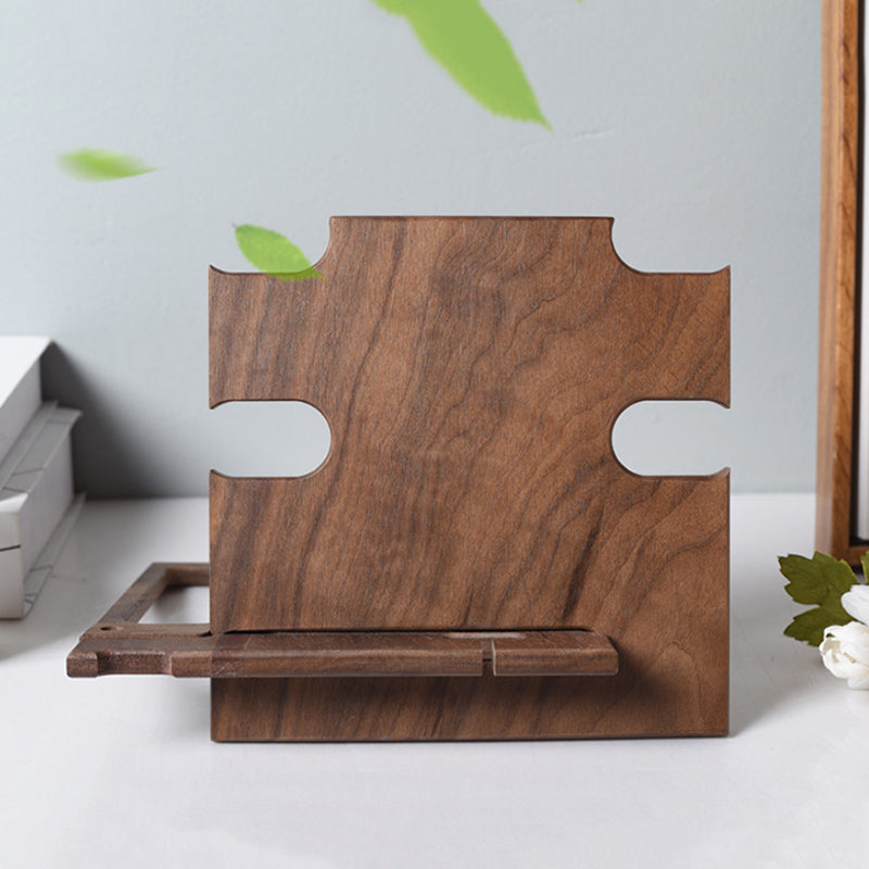 Schreibtisch-Aufbewahrungshalter aus Holz
