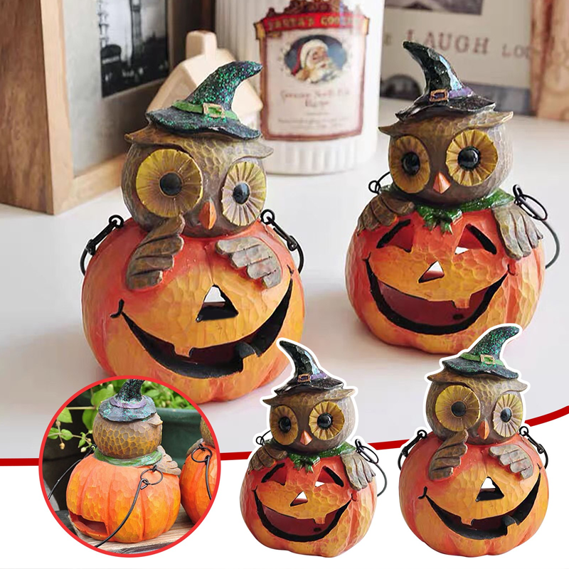 Halloween Kürbis Eule Ornament