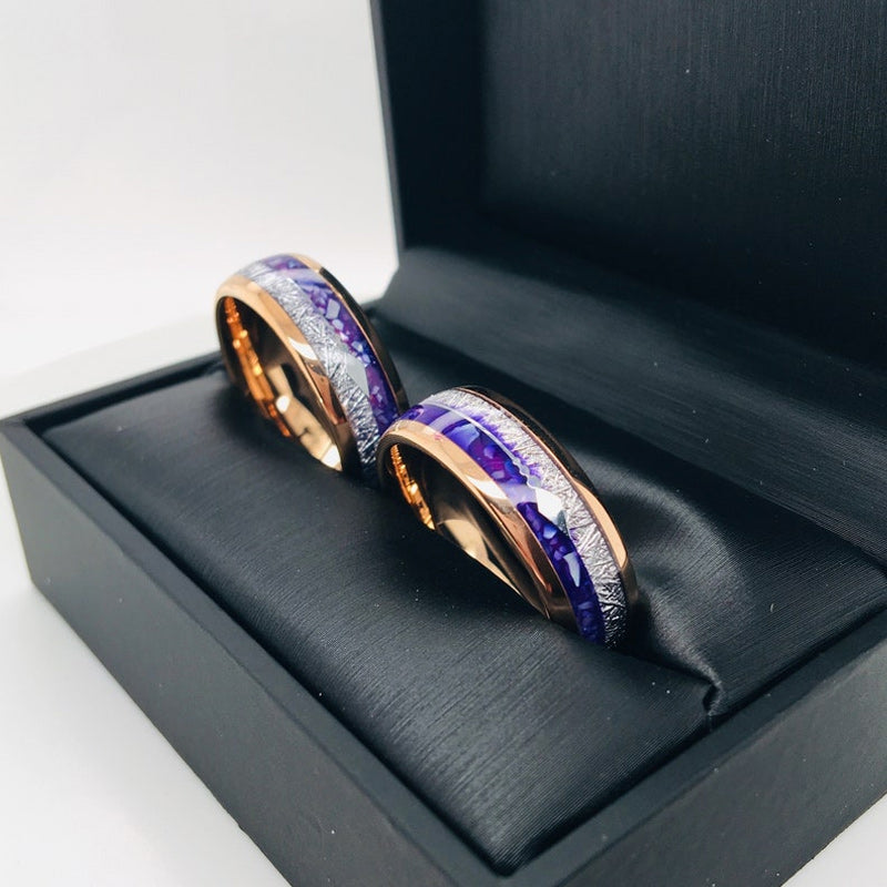 Zweifarbiger Ring aus Edelstahl