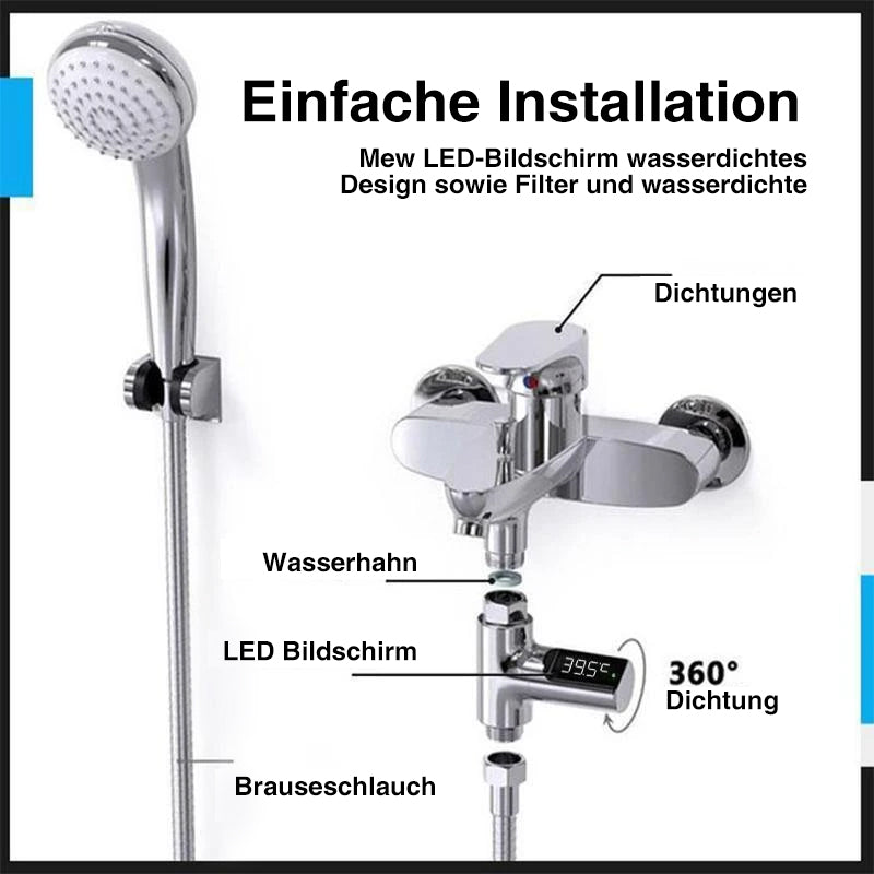 Neuer Typ Duschthermometer