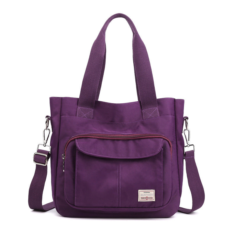 Schlichte lässige Handtasche aus Nylon