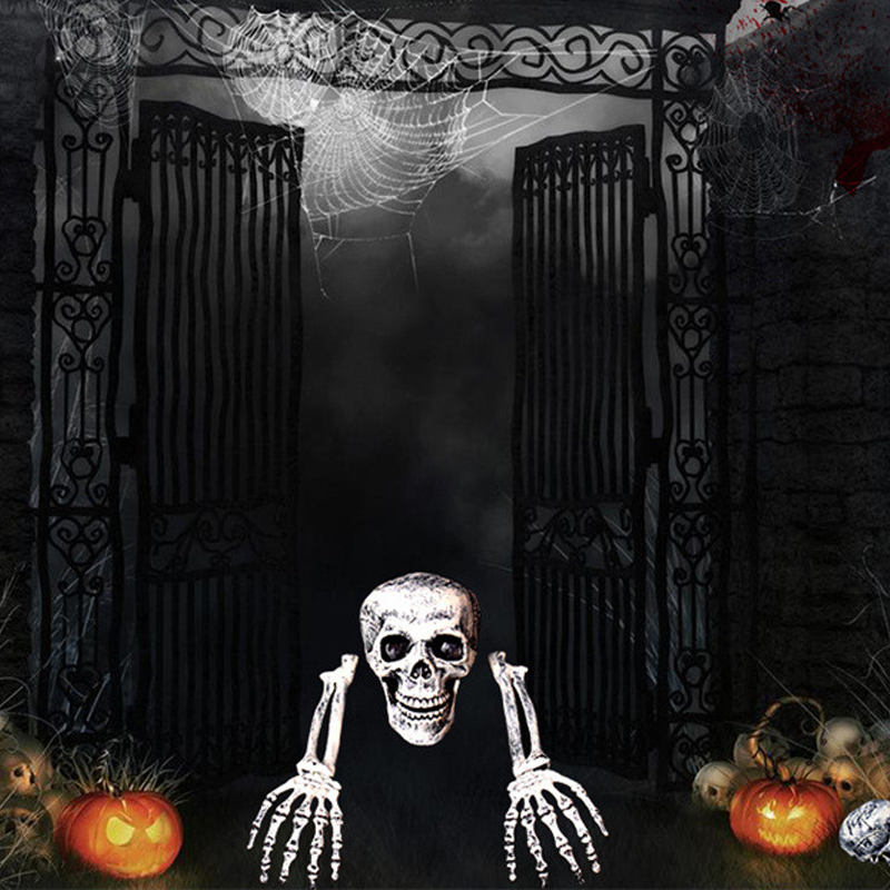 Garten Halloween Totenkopf Dekoration
