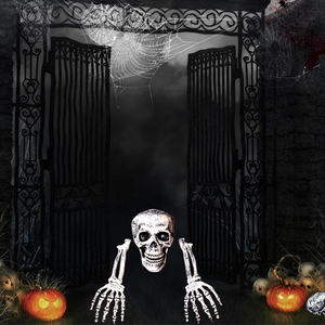 Garten Halloween Totenkopf Dekoration