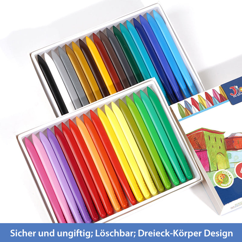 Plastikpinsel Set für Kinder mit Übungsbuch