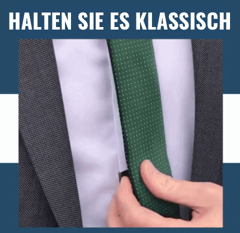 Clips zum Befestigen der Krawatte