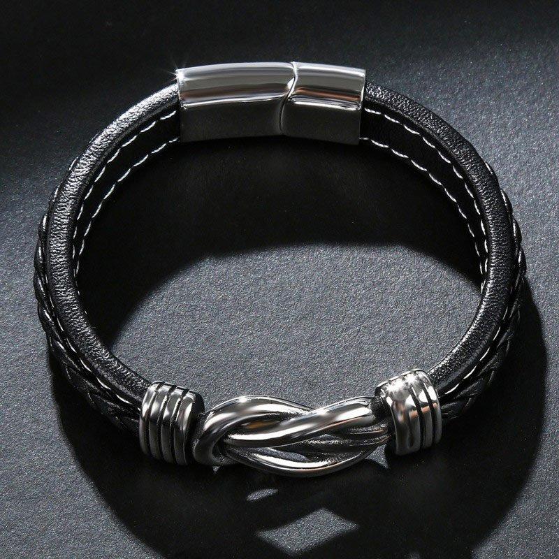 Einfaches Armband Aus Titanstahl Für Herren