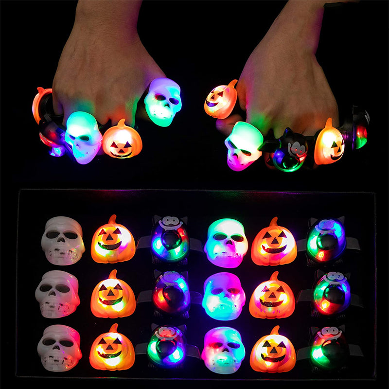 Halloween Glitzerringen