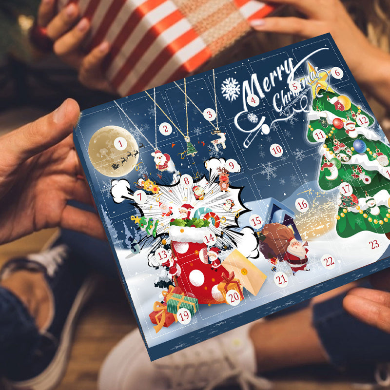 Weihnachten 24 Tage Countdown -- Anhänger Blind Box