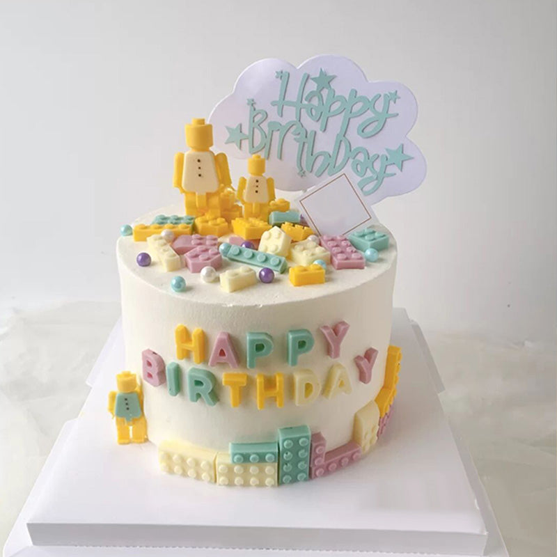 Fondant DIY Lebensmittel Silikon Baustein Form