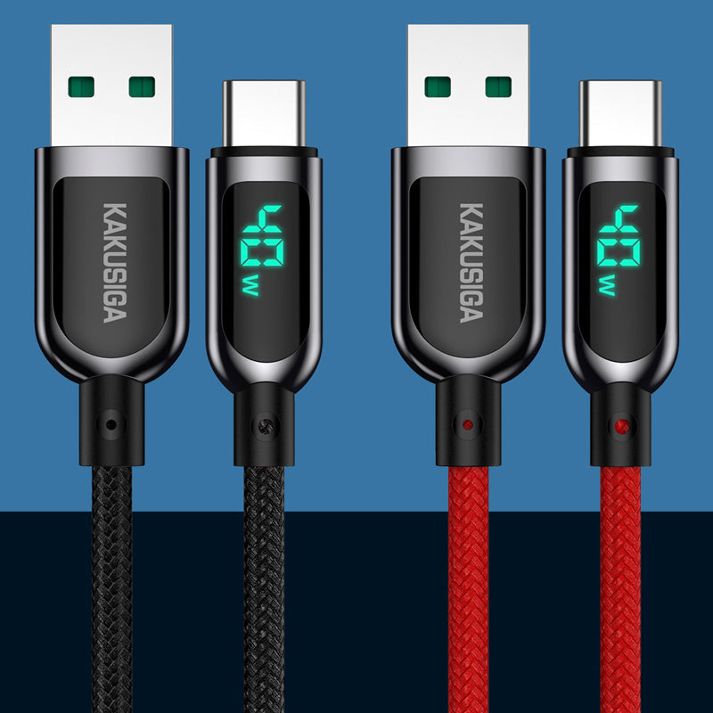 Schnellladedatenkabel mit digitaler Anzeige