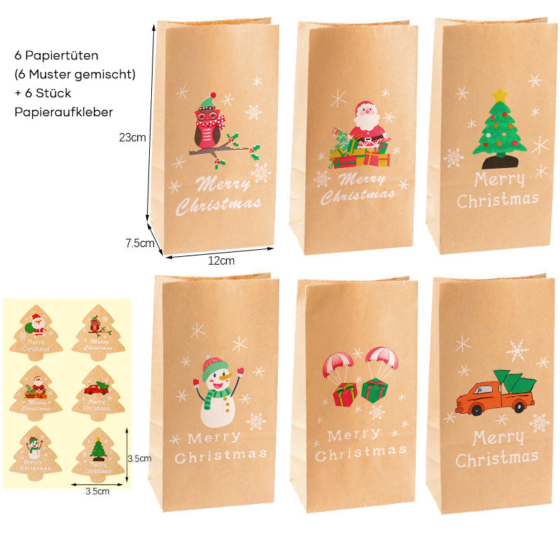 Geschenktüte zu Weihnachten
