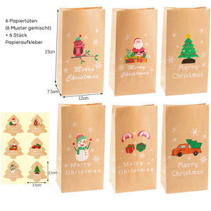 Geschenktüte zu Weihnachten