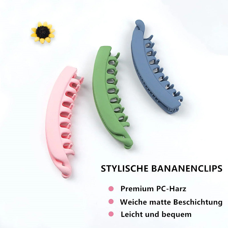 Große Bananen Haarspangen