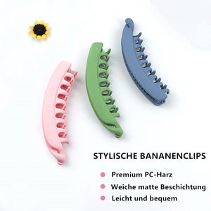 Große Bananen Haarspangen