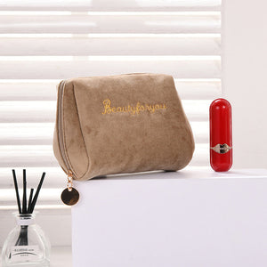Kosmetiktasche Aus Flanell