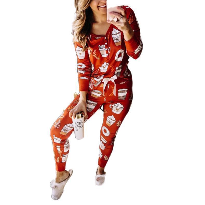 Eiscreme Pyjama Set für Damen