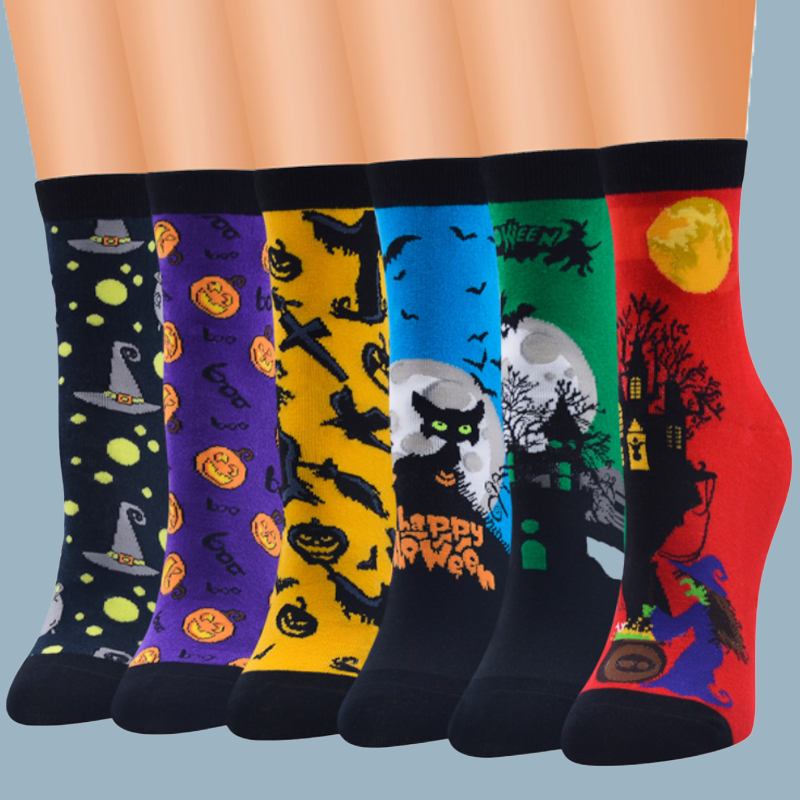 Halloween Damen Multipack Socken